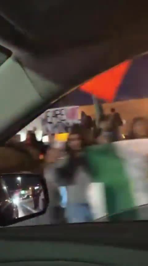 Illegal aliens are out in numbers in Omaha, Nebraska to protest mass deportations.