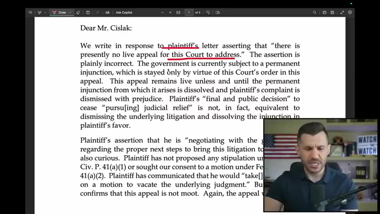 Robert Gouveia Esq.-FIRED Biden Official RUNS SCARED After Court Sides with Trump