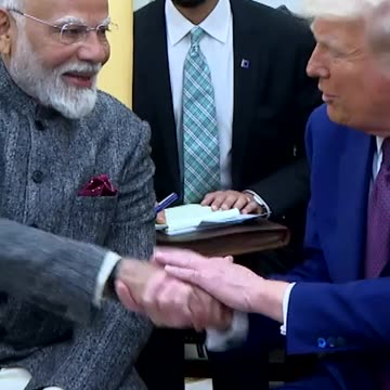 "When President Trump Praised PM Modi as a Great Leader | US-India Relations | #Shorts"