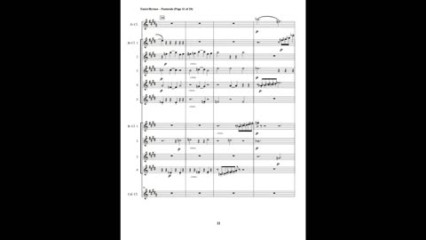 Gabriel Fauré – Pastorale, Op. 112, No. 4 (Clarinet Choir)