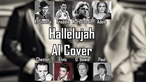 Hallelujah - AI Cover (Sinatra, Mercury, Cobain, Adele, Bennington, Elvis, Bowie