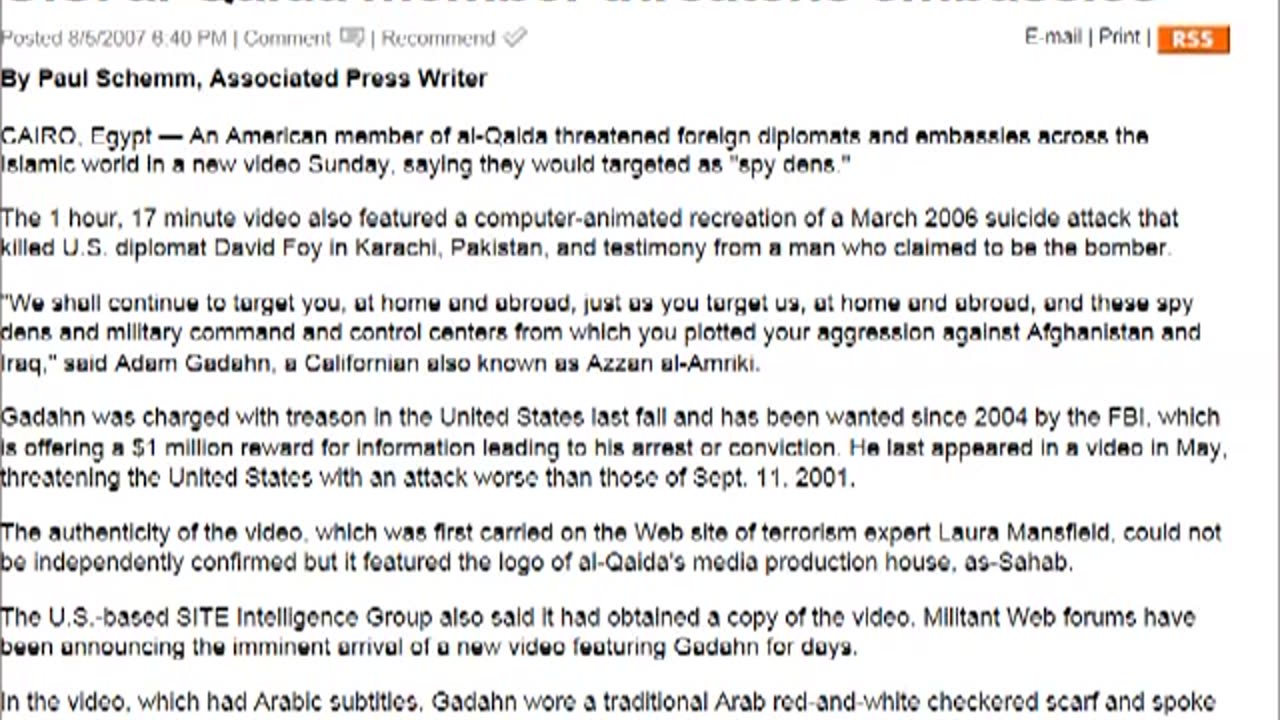 911 Laura Mansfield - The Fake Name Behind The Fake Al Qaeda Videos