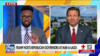 DeSantis BLASTS media for fire coverage 'They're trying to pin this on Trump'