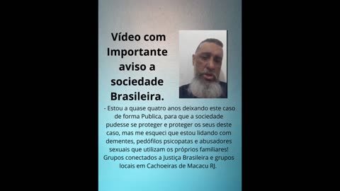Romeu, morador de Cachoeiras de Macacu RJ - Torturador que esta me perseguindo há quatro anos.