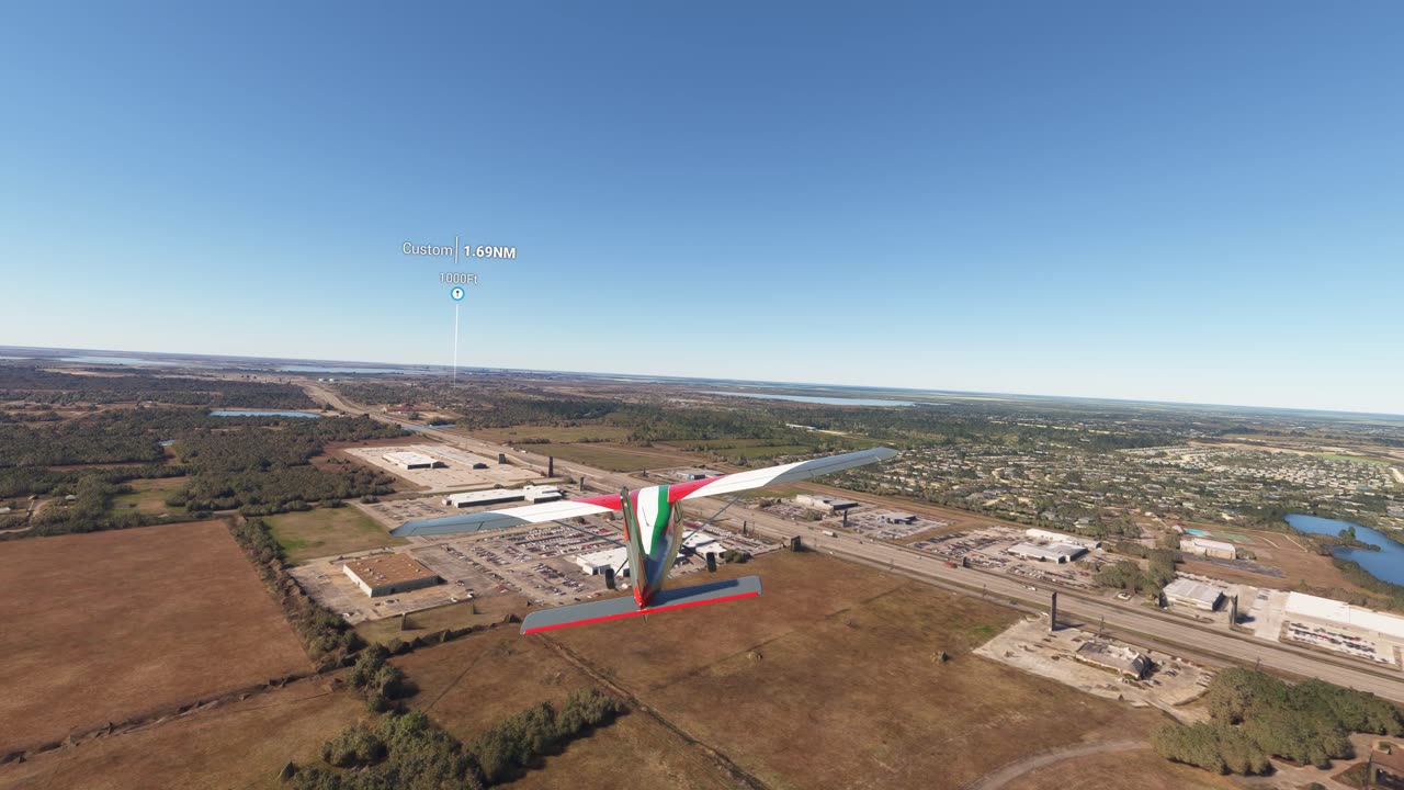 Highlands Texas in Flight Simulator