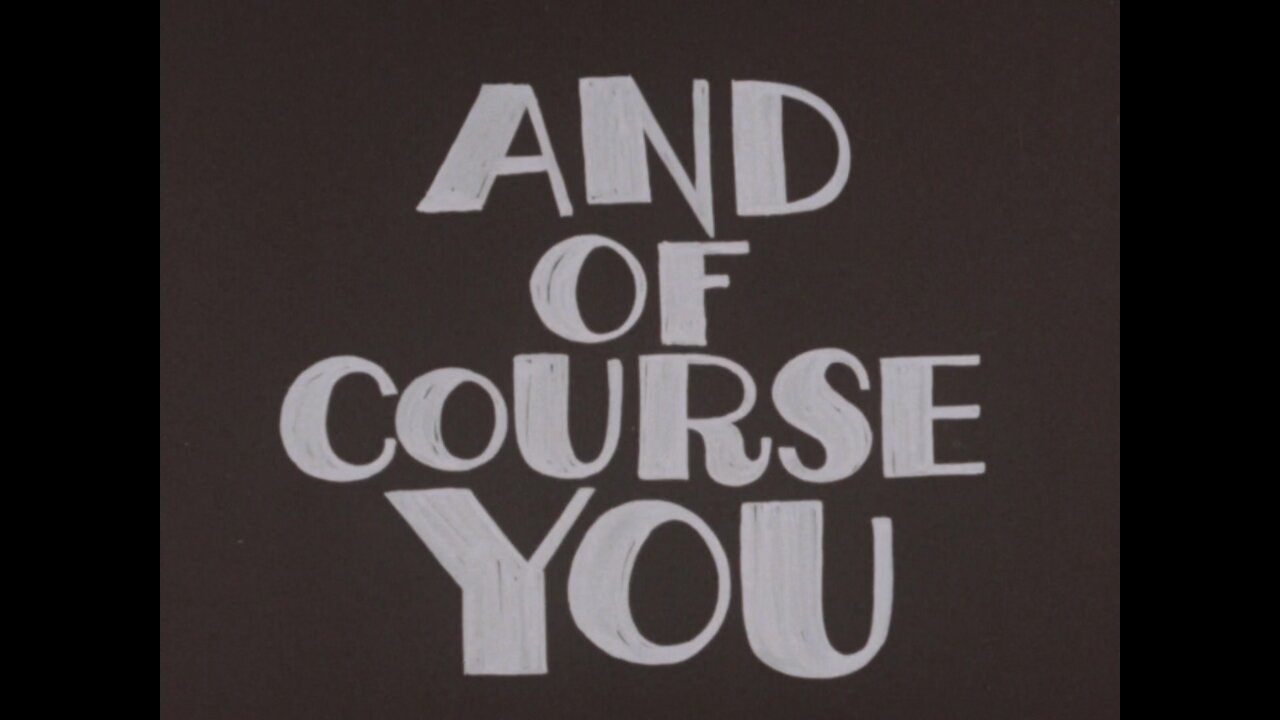And Of Course You (1968 Original Colored Cartoon)