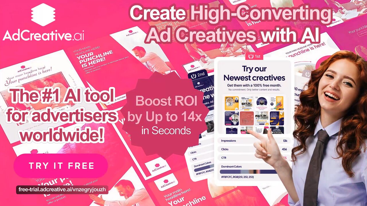 Create High-Converting Ad Creatives with AI | Boost ROI by Up to 14x in Seconds