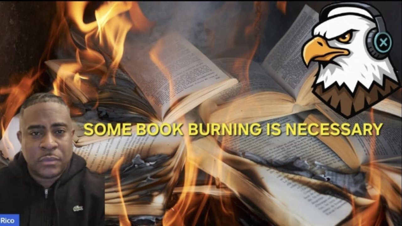 BREAKING NEWS‼️ RIGHT WING RICO DOES BELIEVE IN BOOK BURNING🔥