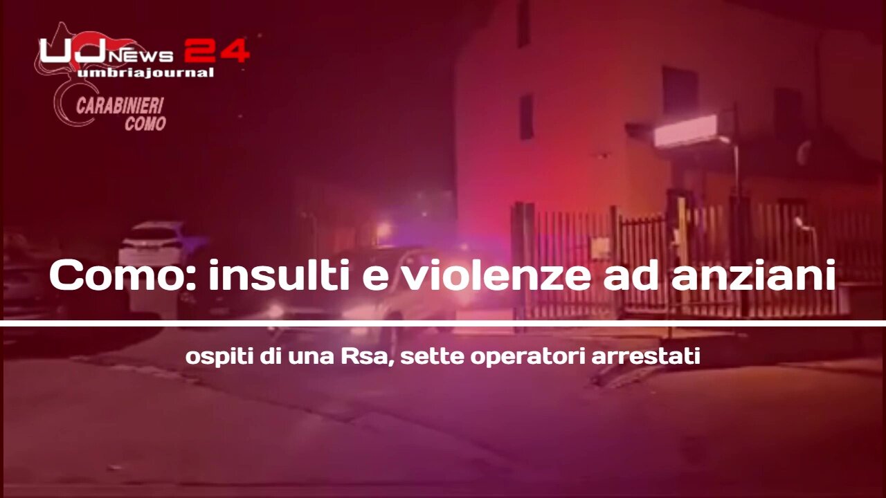 Como: insulti e violenze ad anziani ospiti di una Rsa, sette operatori arrestati