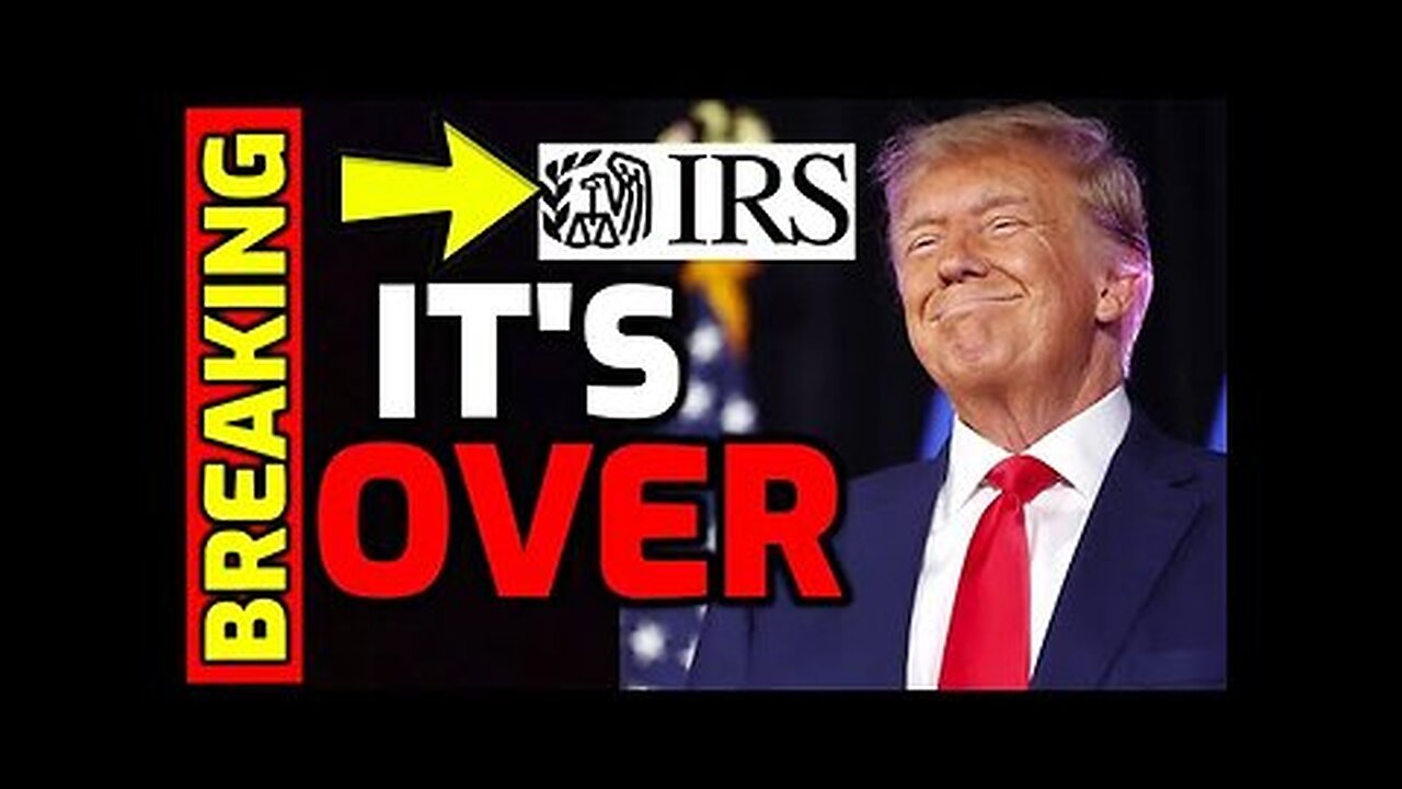 NEW ⚠️ Trump's Plan to ABOLISH the IRS & Taxes announced on Live TV - WATCH