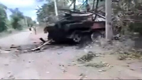 ტელეგრამი. ორკები თავიანთი მძიმე ტექნიკის დანაკარგების კადრებს აქვეყნებენ. 04. 07. 2024