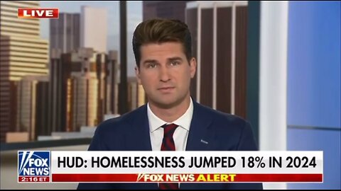 In 2024 homelessness jumped 18% under the Biden administration