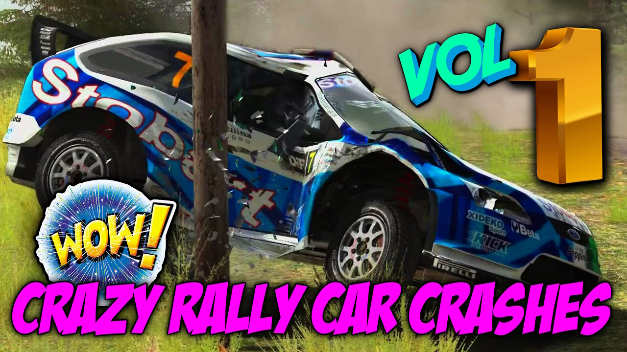 Crazy Rally Car Crashes - VOLUME 1