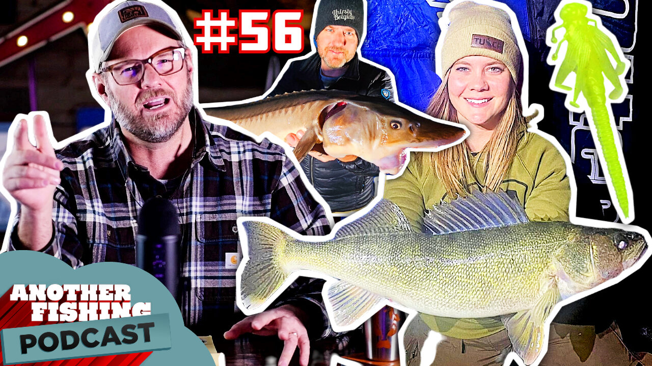 Mid-Winter Walleyes, MEGA Live 2 is Legit, Flutter Nymphin' Fun - Another Fishing Podcast - Ep. 56