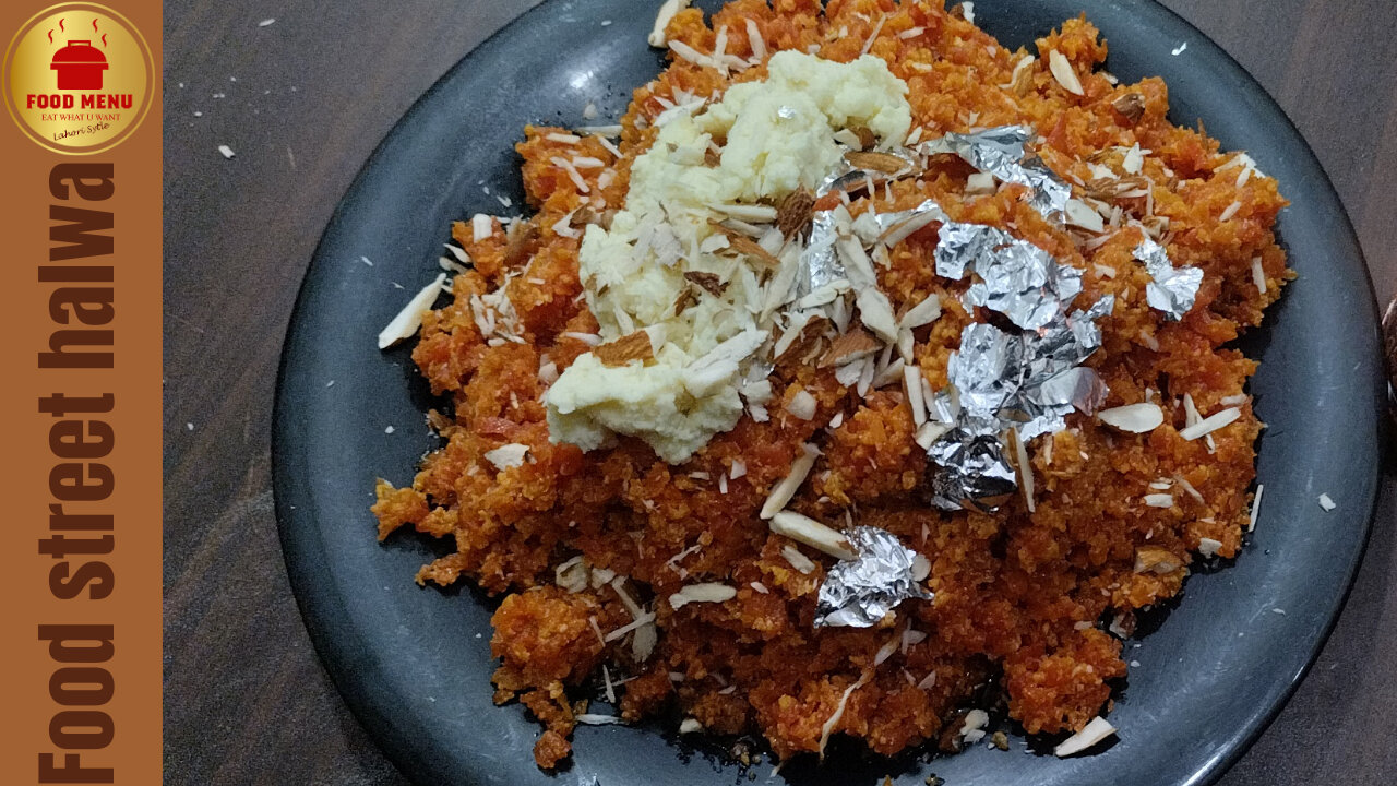 Gajar Ka Halwa | Karachi ka Famous Street Style Anday Wala Gajar Ka Halwa Recipe by Food Menu