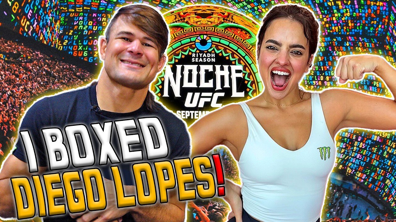 Diego Lopes teaches me boxing + thoughts on Brian Ortega & fighting at UFC 306