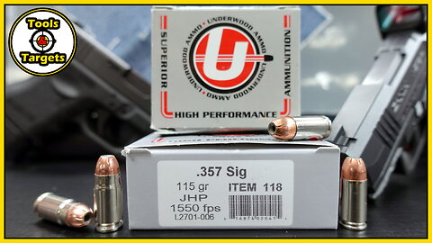 Drag Race!...9mm +P+ VS .357 Sig 115 Grain Underwood Self-Defense AMMO Ballistic Gel Test!