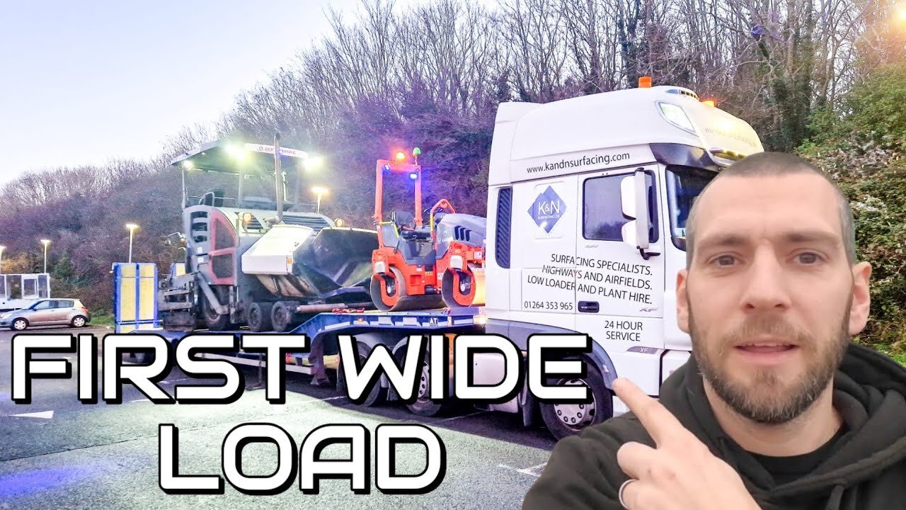 HGV Driver. Overcoming the fear of my first WIDE load.