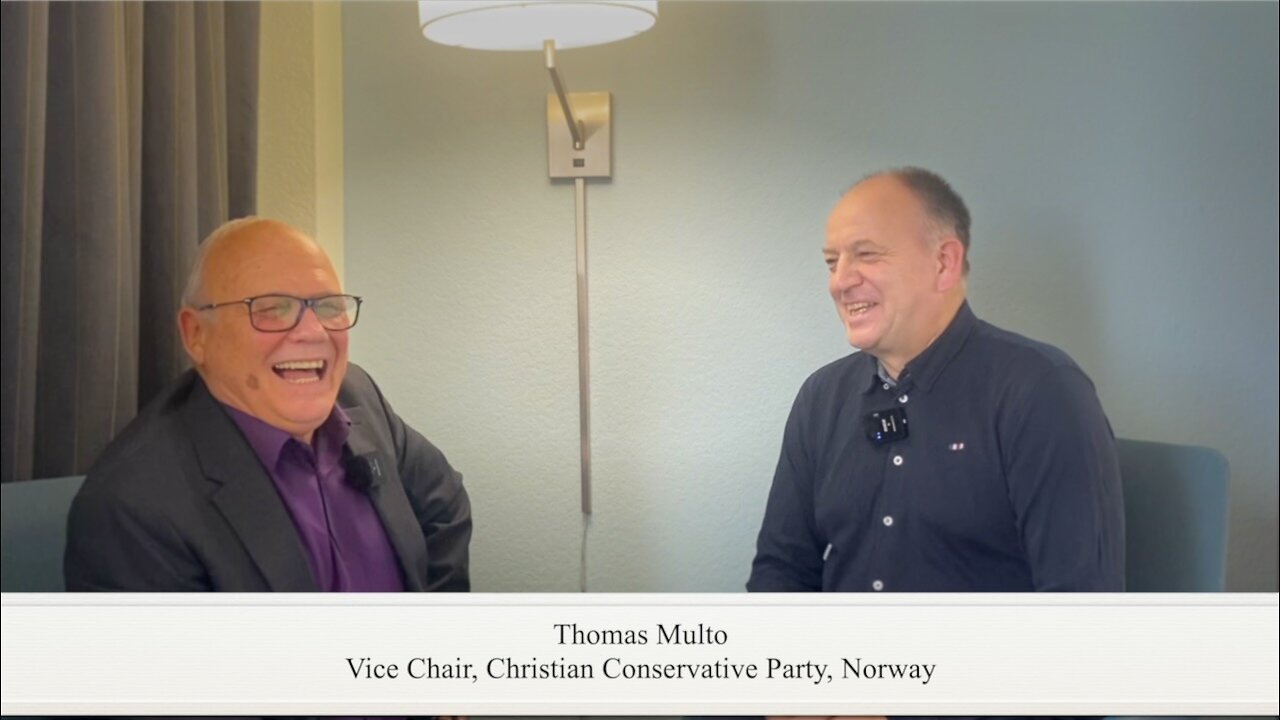 Thomas Moltu, Vice Chair, Christian Conservative Party, Norway