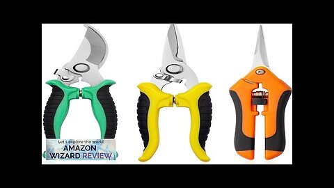 Garden Pruning Shears 3 Pack Gardening Shears Garden Scissors Stainless Steel Garden Review