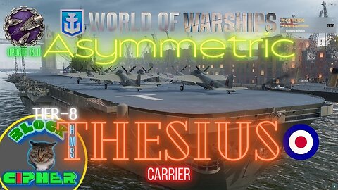 PREMIUM Tier-8 CV HMS THESIUS *The Fastest Planes!!!* | World of Warships