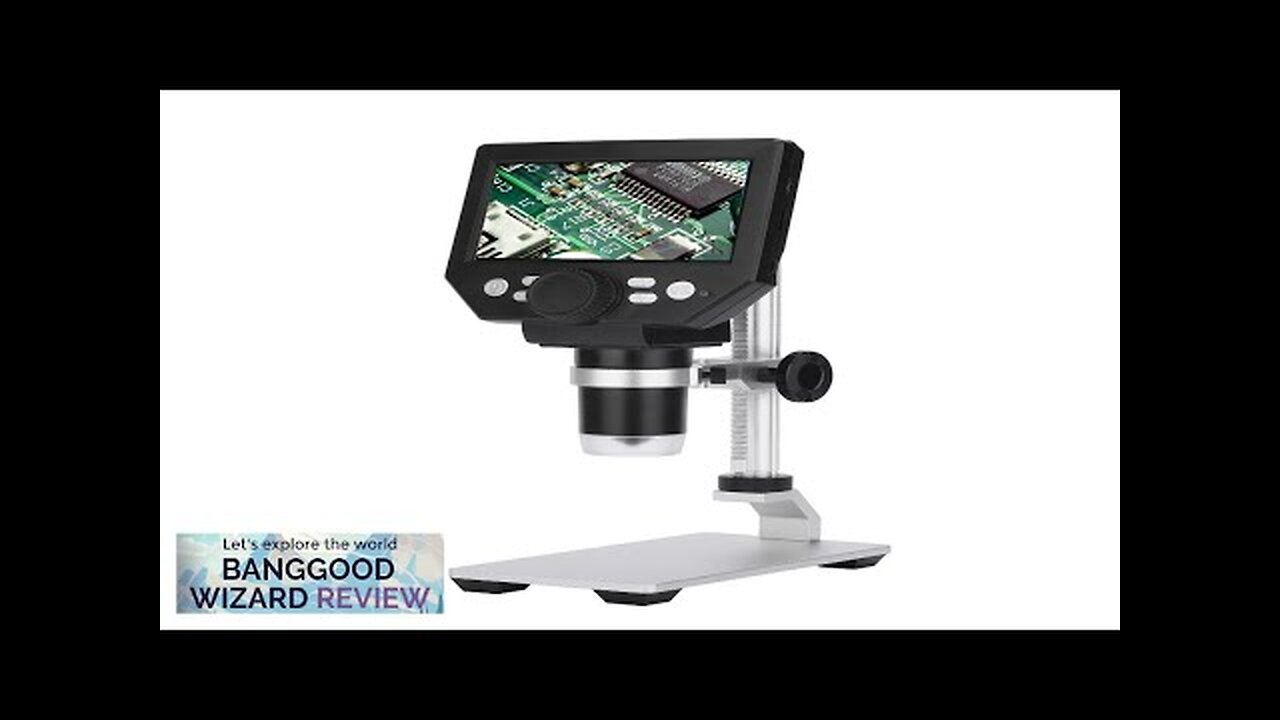 MUSTOOL G1000 Portable 1-1000X HD 8MP Digital Microscope 4.3" Electronic HD Video Review