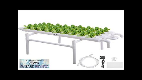 VEVOR Hydroponic Grow Kit 36 Sites 4 Pipes Hydroponic Planting Equipment Ebb Review