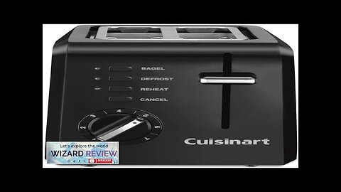 Cuisinart CPT-122BK 2-Slice Compact Plastic Toaster Black Review