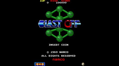 Blast Off, Arcade Game, Namco 1989, Longplay Playthrough