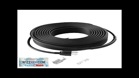 VEVOR Self-Regulating Pipe Heating Cable 80FT 5W/FT Heat Tape for Pipes Roof Review