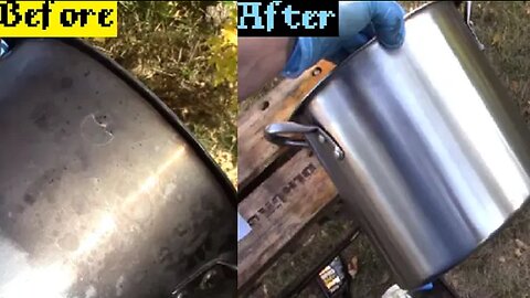 How to Clean and Polish a Stainless Steel Stock Pot to a Mirror Finish