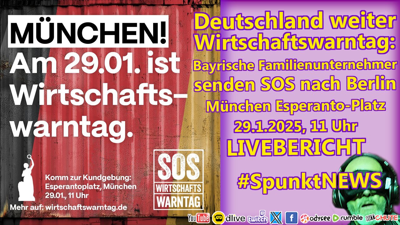 LIVE | #München #Wirtschaftswarntag: Bayrische #Familienunternehmer senden #SOS nach #Berlin🆘