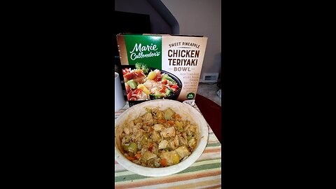 Eating Marie Callender's Sweet Pineapple Chicken Teriyaki Bowl, Dbn, MI, 1/19/25