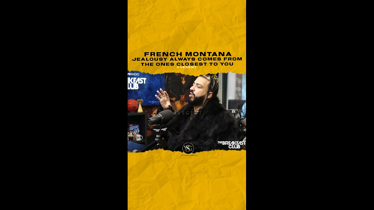 @frenchmontana Jealousy always comes from the ones closest to you
