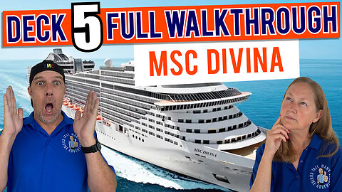 MSC Divina Public Deck 5 | Tall Man's Cruise Adventures