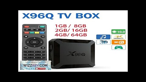 Android 10 X96Q TV Box 2GB 16GB Allwinner H313 Quad Core 4K Review