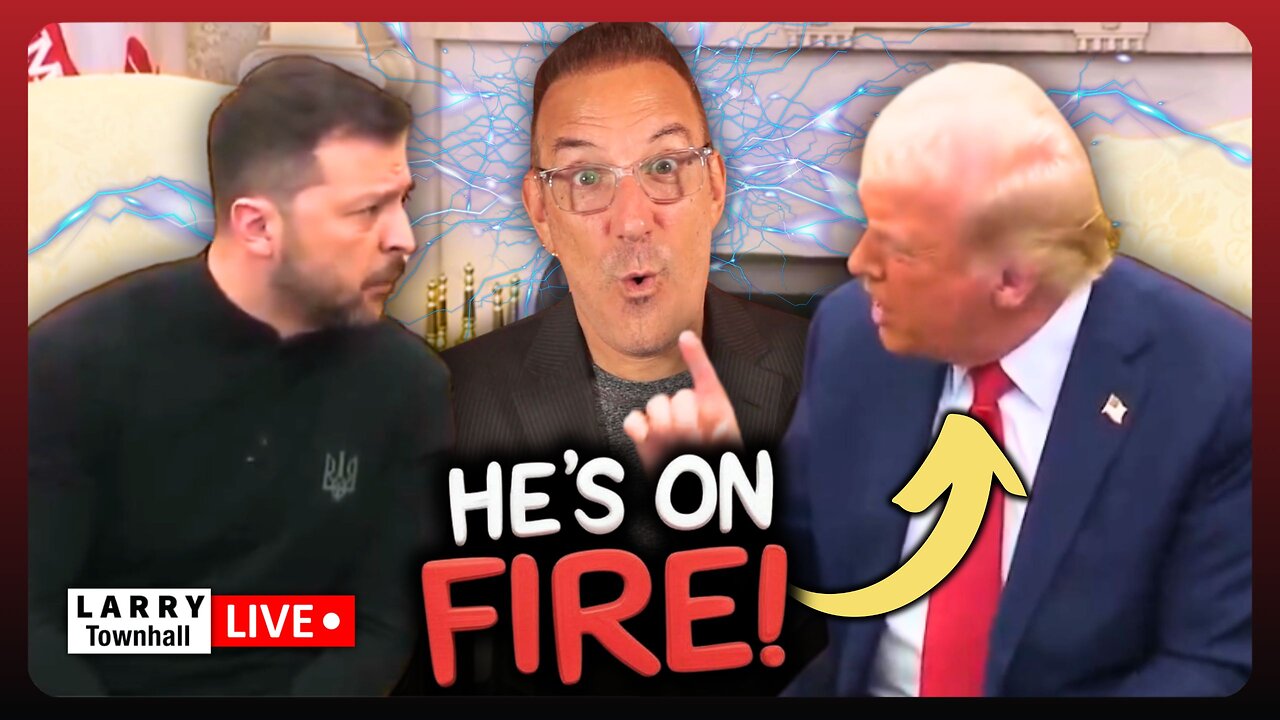 🚨BREAKING: FIGHT Breaks Out In Oval Office: Trump/Vance SHUT DOWN ZELENSKY?! | LARRY Live!