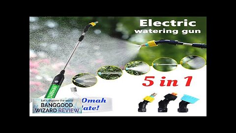 Portable Electric Garden Sprayer 2400mAh Spray Wand Gardening Sprayer Irrigation Tool USB Review