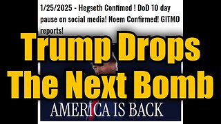 Trump Drops The Next Bomb - America Is Back!