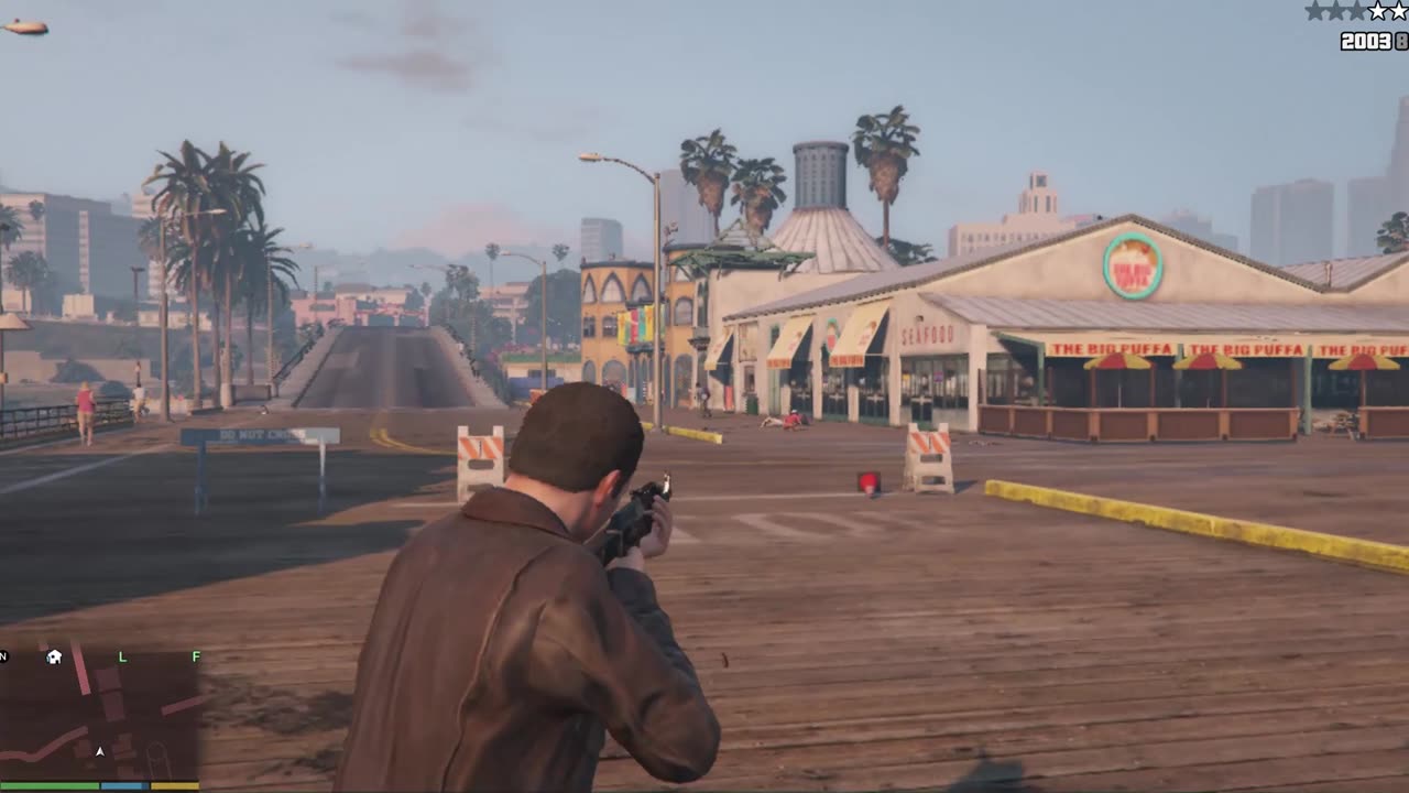 #1 GTA 5 - Del Perro Beach Massacre + Five Star Escape