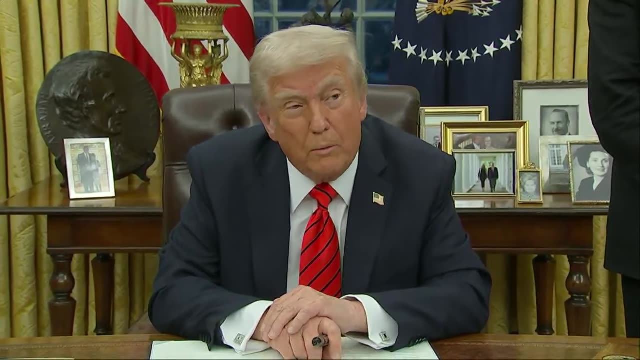 President Trump Signs Executive Orders And Takes Questons From Reporters February, 10th 2025