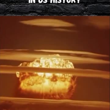 Incredible footage of a US Nuclear Test Explosion