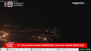 ÚLTIMA HORA | El volcán de Hawái sorprende con una nueva erupción