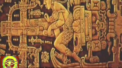 Ancient maya spaceship