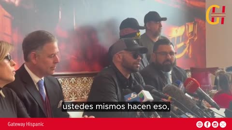 The leader of the Proud Boys, Enrique Tarrio, gave a press conference