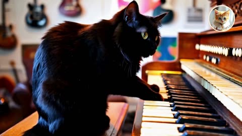 White Cat Orchestra: Adorable Cats Perform Xylophone, Flute & Sousaphone Magic! 🎶🐾#cat #music