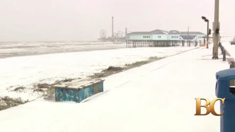 Rare winter storm hits Gulf Coast, bringing snow and dangerous conditions