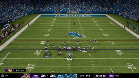 Sunday Night Football - Vikings @ Lions - For the Division - Madden 25