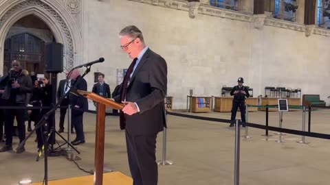 Keir Starmer at the Ramadan Iftar event inside the British Parliament.