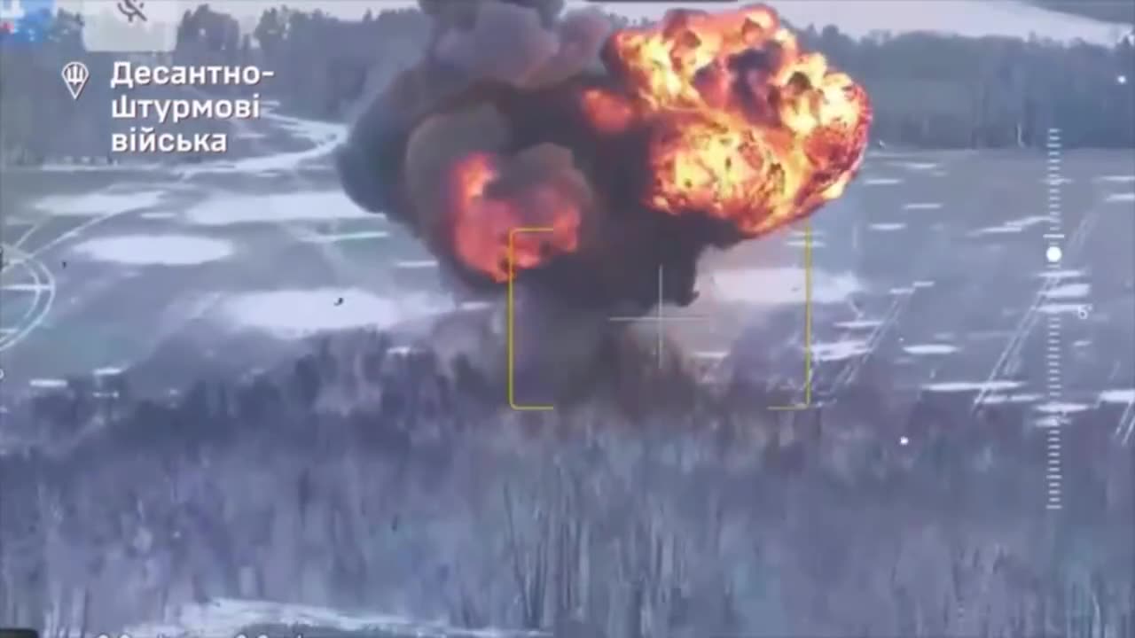 Russian Tank Hits a Mine(INSANE DETONATION)